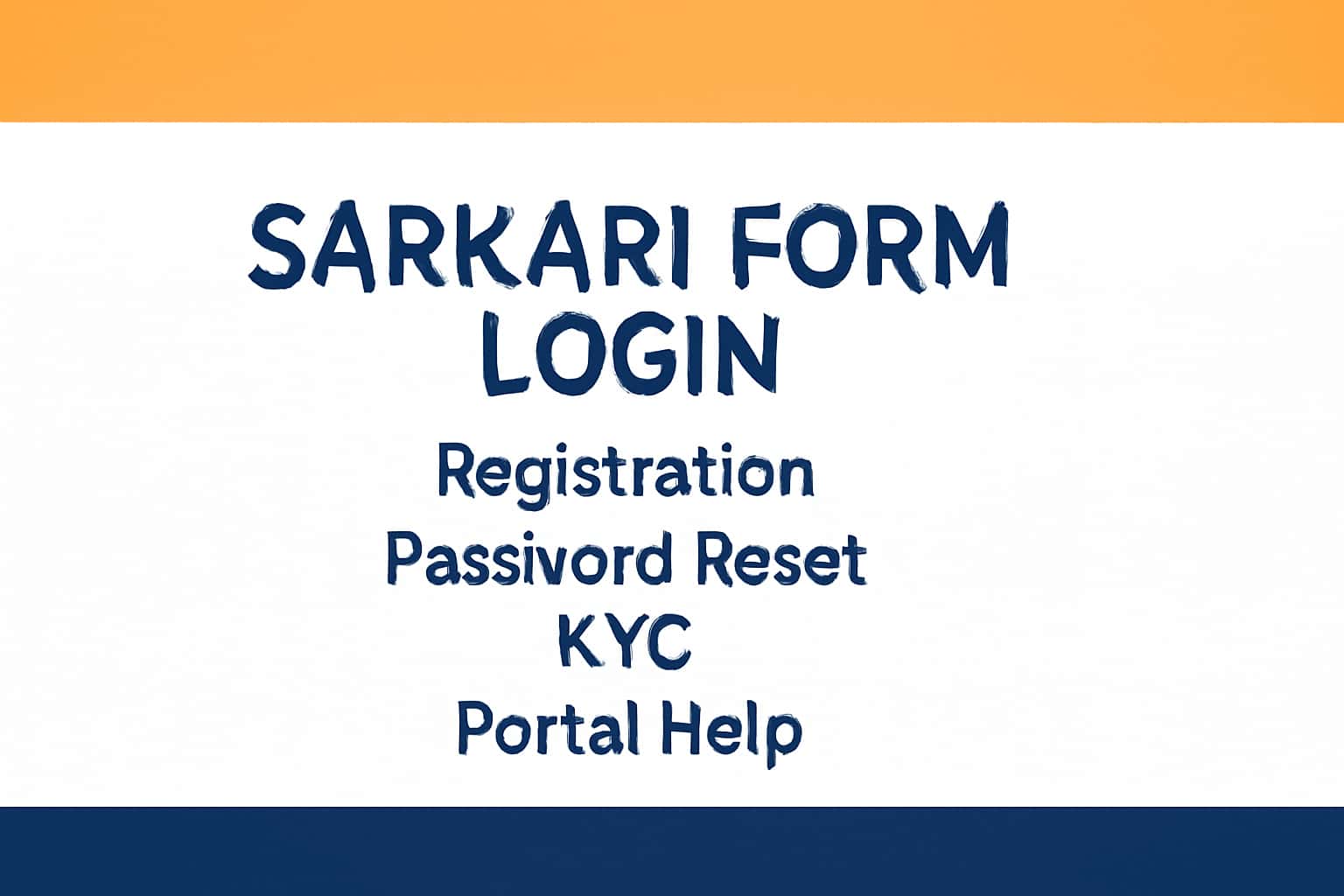 Sarkari Form Login | Registration, Password Reset, KYC, Portal Help